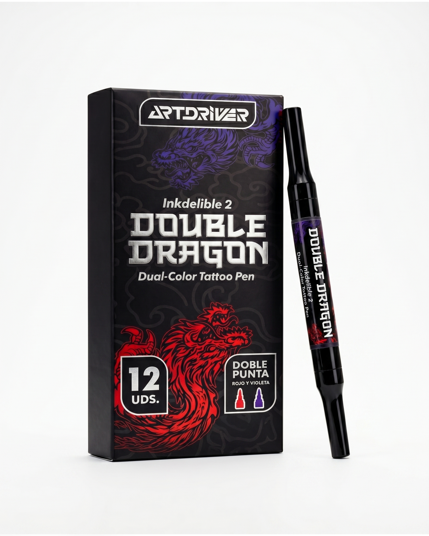 Inkdelible 2: Double Dragon Professional Tattoo Marker